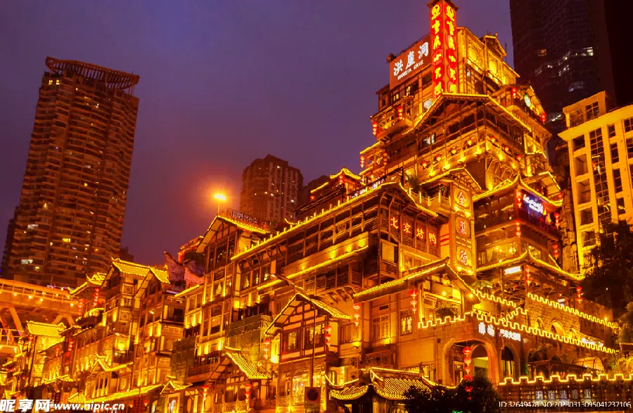 摄影机位指南：拍出山城大片示意图